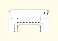 マウントラベル　NR-2　標準サイズ用（タテ）／小児サイズ用（ヨコ）